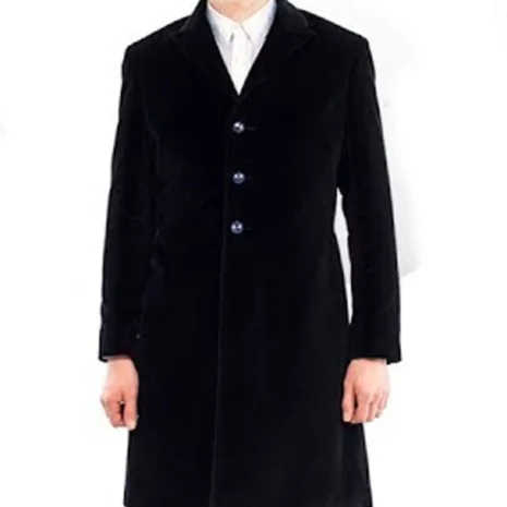 12th Doctor Black Velvet Coat
