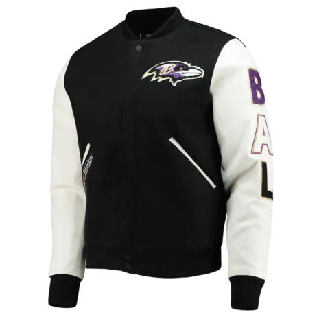Baltimore-Ravens-Logo-Black-and-White-Varsity-Jacket.webp