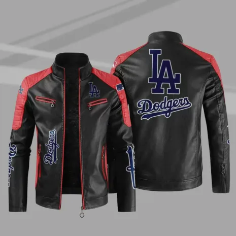 Black-Red-MLB-Los-Angeles-Dodgers-Leather-Jacket.webp