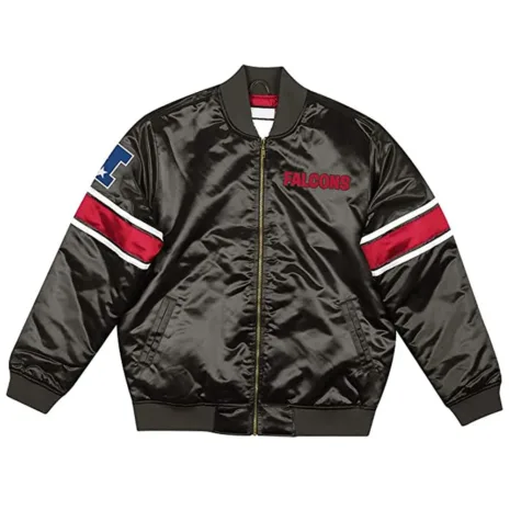 Classic-Atlanta-Falcons-Logo-Black-Satin-Jacket.webp