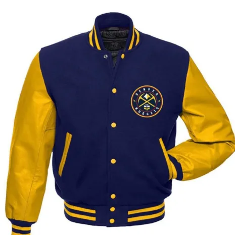 Denver-Nuggets-NBA-Blue-and-Yellow-Varsity-Jacket.webp