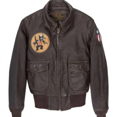G-1 USA Black Eagle USN Leather Jacket