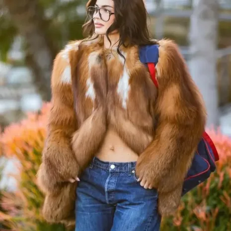 Kylie Jenner valentine's day coat