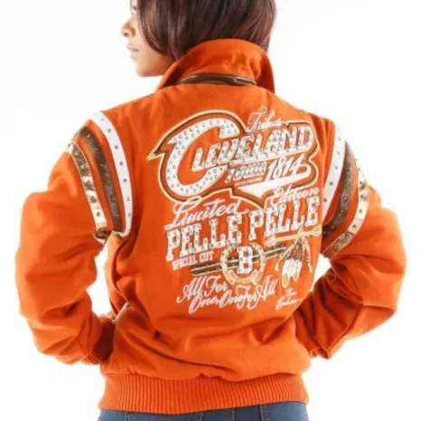 Ladies-Pelle-Pelle-Cleveland-Tribute-Orange-Jacket.jpg