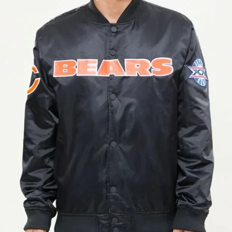 Mens-Pro-Standard-Chicago-Bears-Satin-Black-Jacket.webp