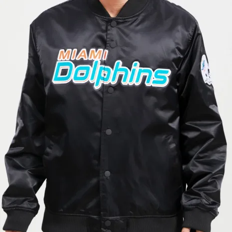 Miami-Dolphins-Team-Big-Logo-Satin-Black-Jacket.webp