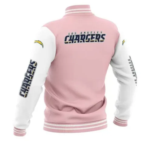 Pink-Los-Angeles-Chargers-NFL-Baseball-Varsity-Jacket.webp