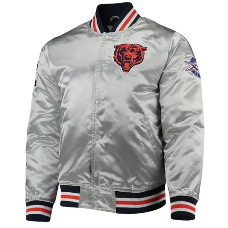 Silver-Chicago-Bears-Satin-Jacket.webp