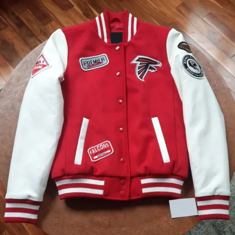 Varsity-Atlanta-Falcons-White-and-Red-Jacket.webp