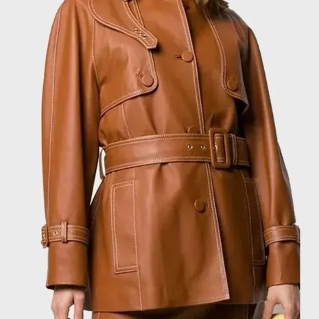 Womens-Brown-Belted-Leather-Coat.jpg